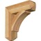 Ekena Millwork Thorton Craftsman Rough Sawn Bracket, Western Red Cedar, 4"W x 16"D x 16"H BKT04X16X16THR04RWR - alternate 1